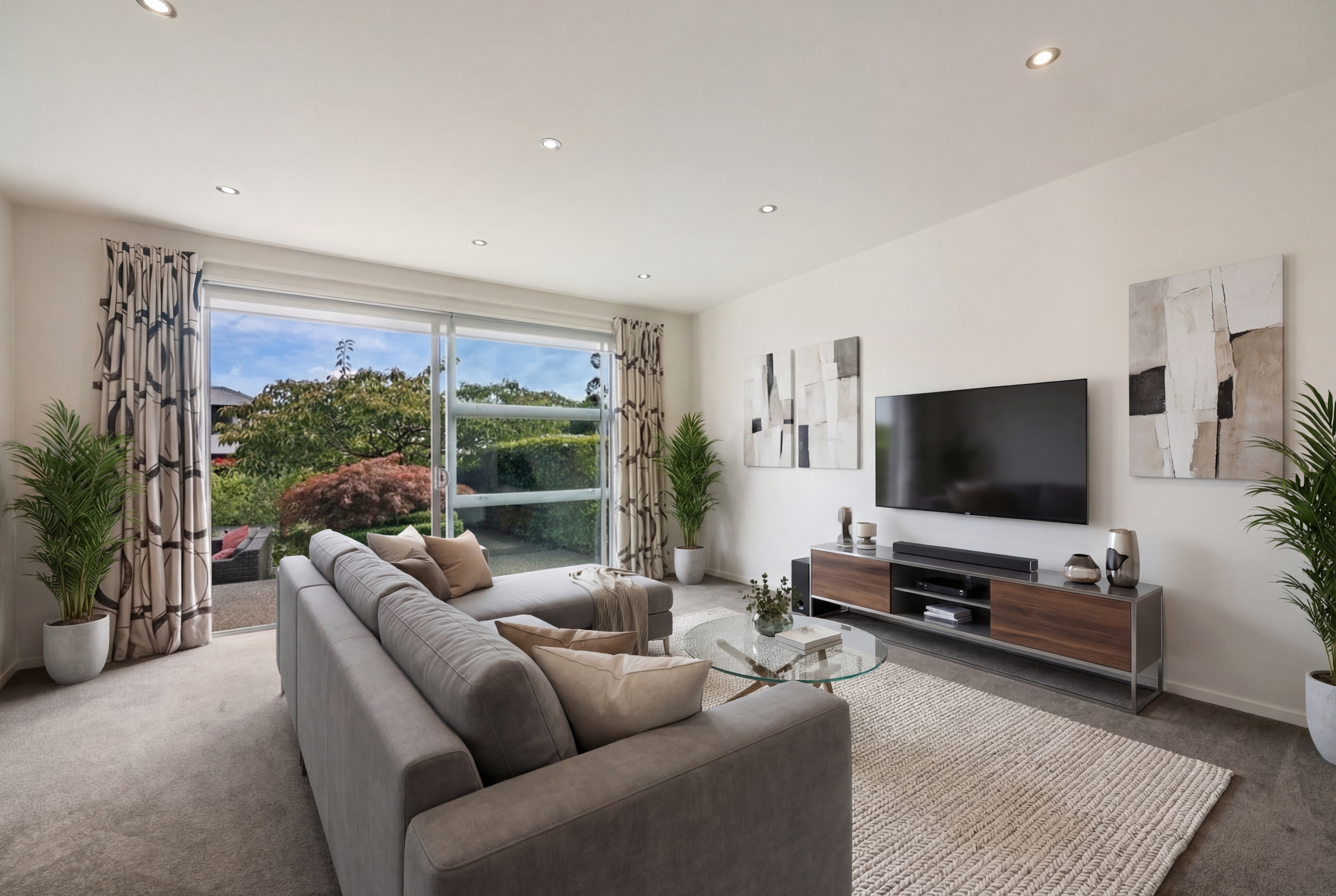 Virtual staging after